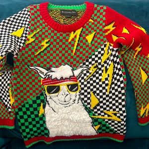 Blizzard Bay Kids' Colorful Llama Sweater